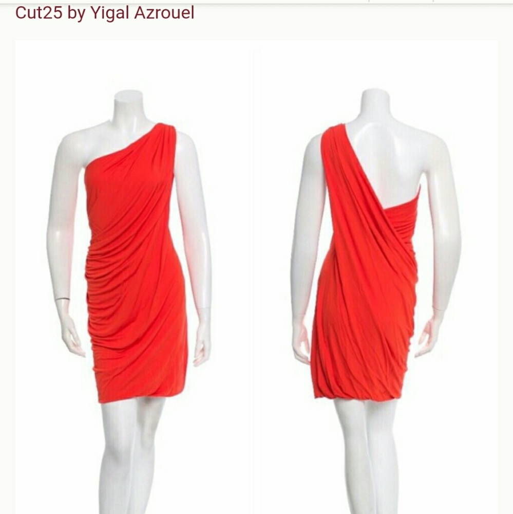 ❤Cut25 Asymmetrical🌺🌺🌺🌺one sholder dress